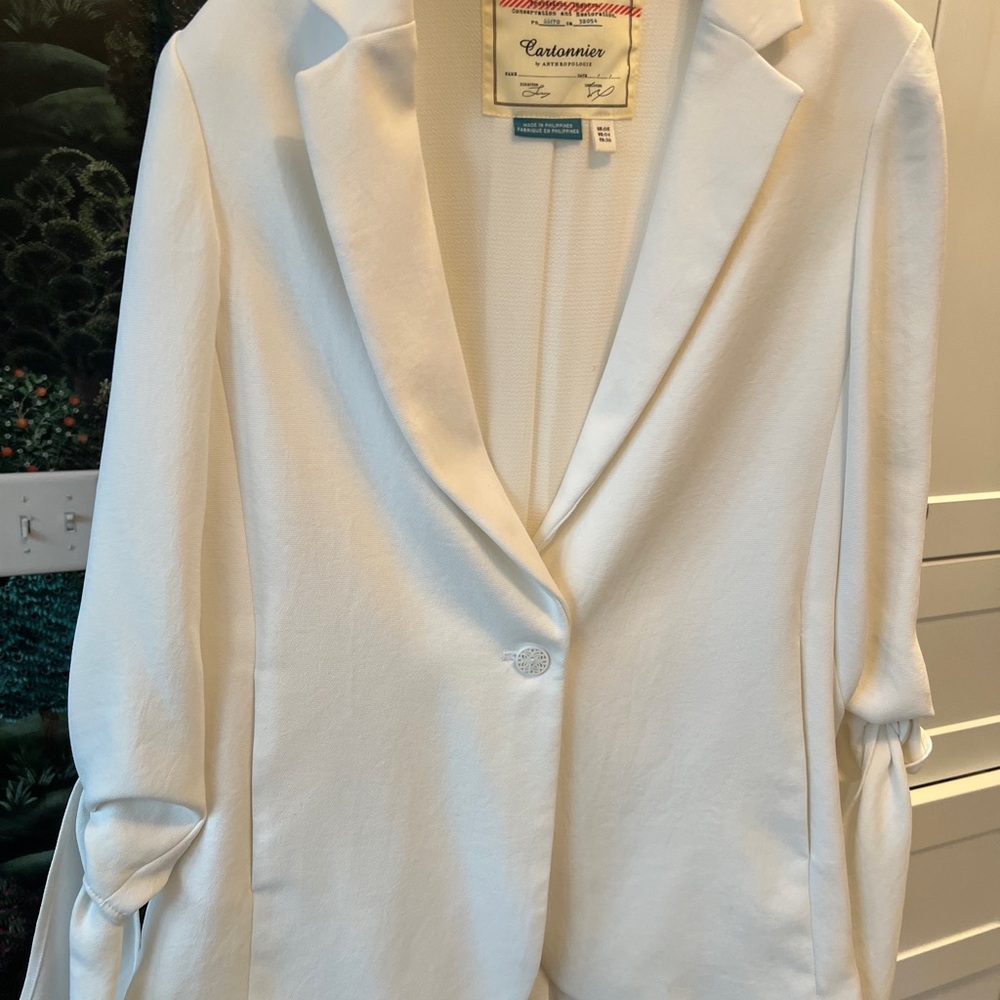 Cartonnier White Women's Blazer